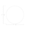 Skutchi Designs Square 4 Person Conference Room Table, 46" W, 46" L, 29" H, White HAR-RD-46-POST-XD09 - alternate 3